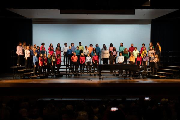 2023 All County Chorus Students Performing
